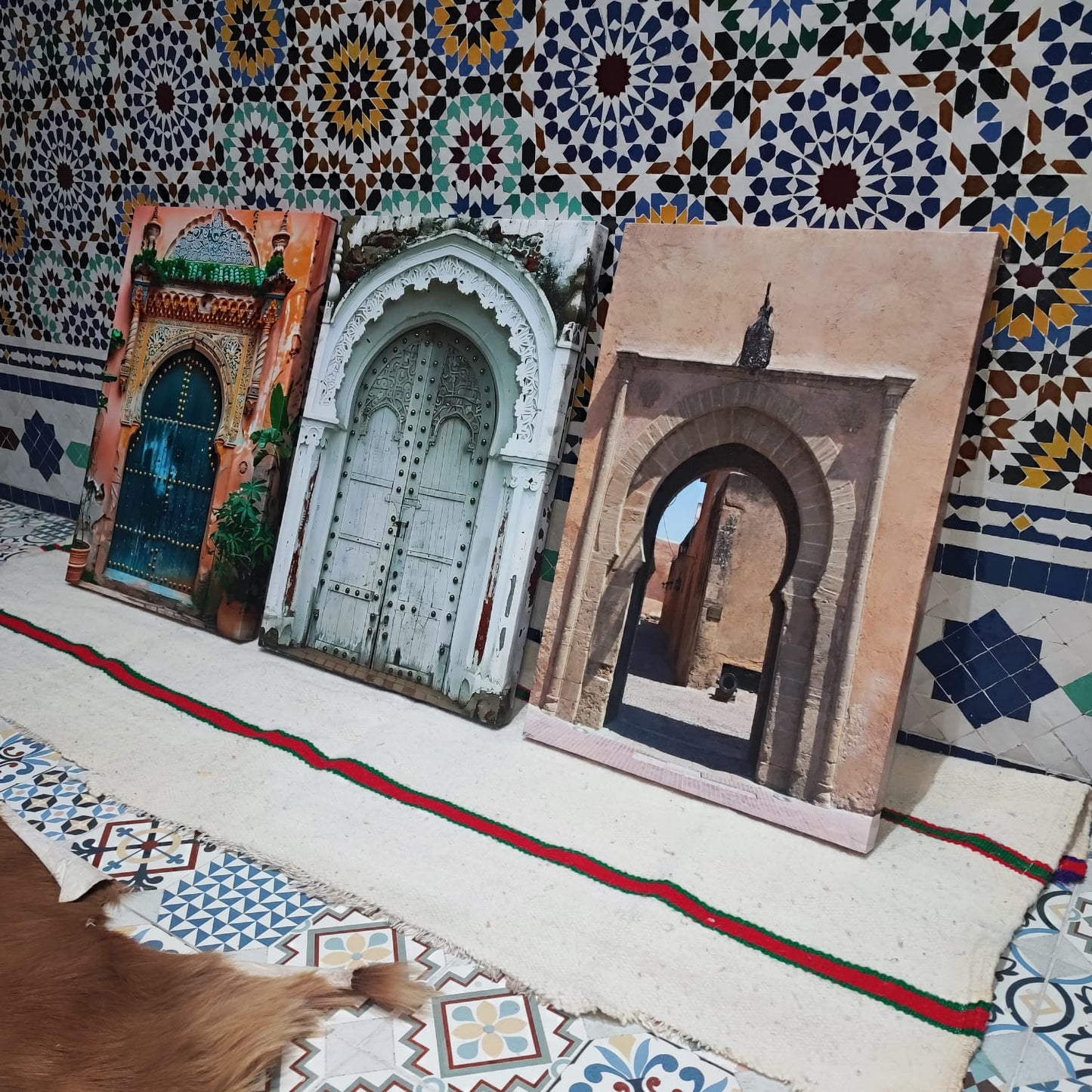 Triptyque Portes et Arches du Maroc