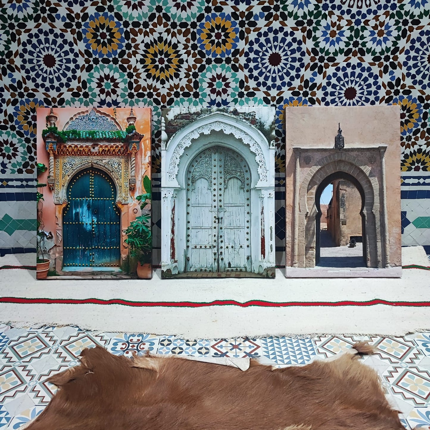 Triptyque Portes et Arches du Maroc