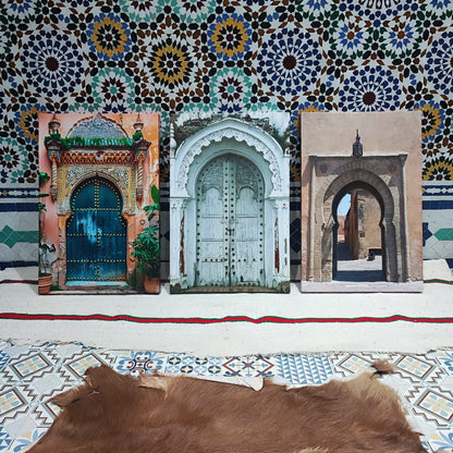 Triptyque Portes et Arches du Maroc