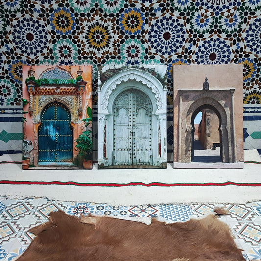 Triptyque Portes et Arches du Maroc