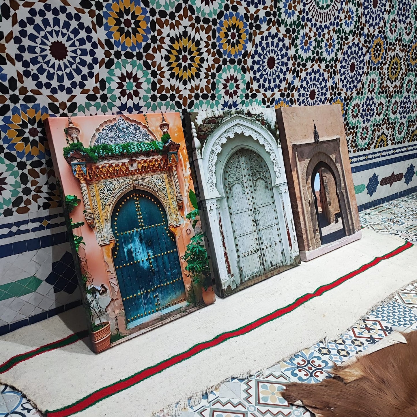 Triptyque Portes et Arches du Maroc