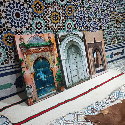 Triptyque Portes et Arches du Maroc